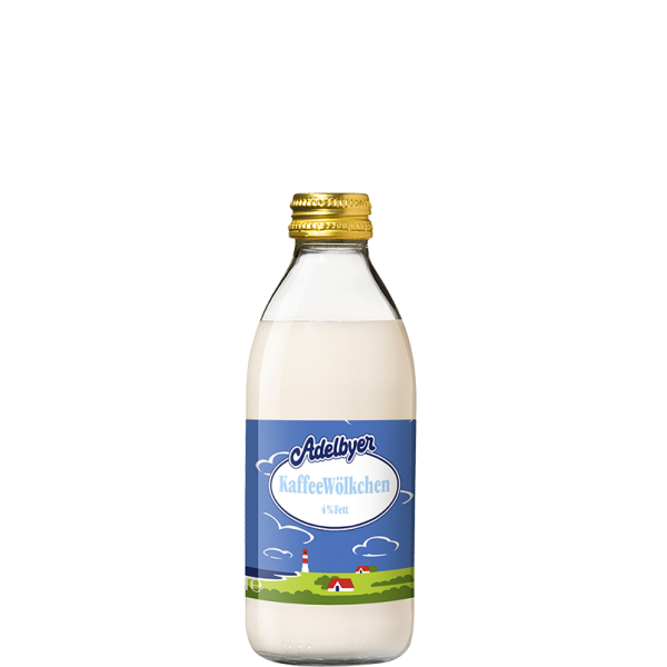 Adelbyer KaffeeWoelkchen in Glasflasche