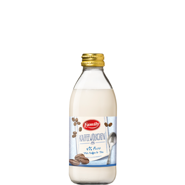 family KaffeeWoelkchen in Glasflasche