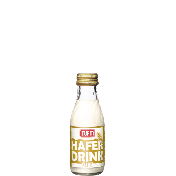 TURM Hafer-Drink in kleiner Glasflasche